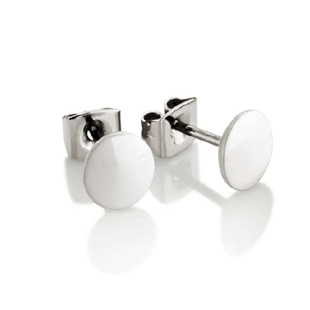 BOCCIA 0581-01 Boucles d'oreilles en céramique et titane pur pour femme
