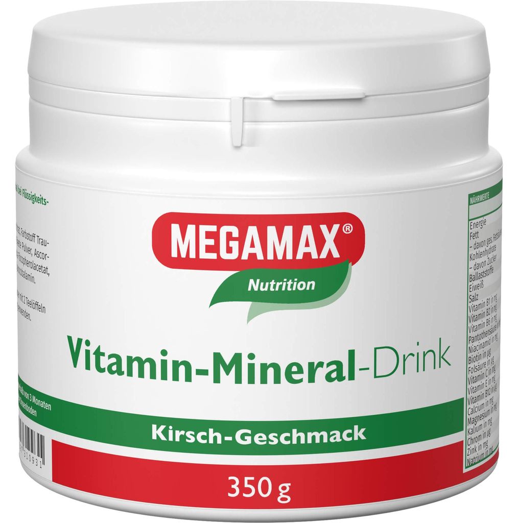 Megamax Vita Mineral Drink Kirsche Pulver 350 g