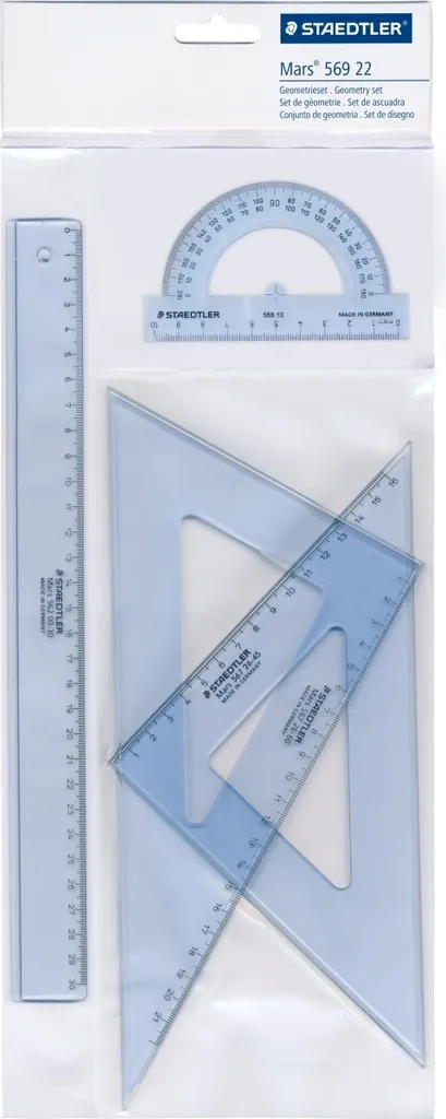 Kit géométrie Mars 569 22 haute précision avec compas et règles x10