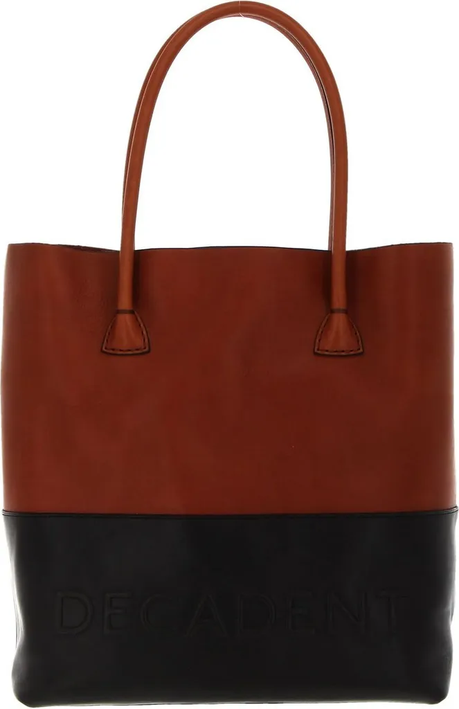 Sac à Main Lori Tote Cuir Cognac : Alliez Rangement et Style DECADENT