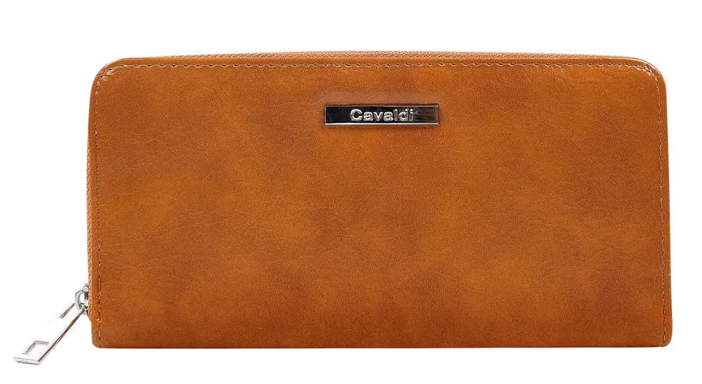 4U Cavaldi Portafoglio donna in ecopelle Saarijarvi marrone universale