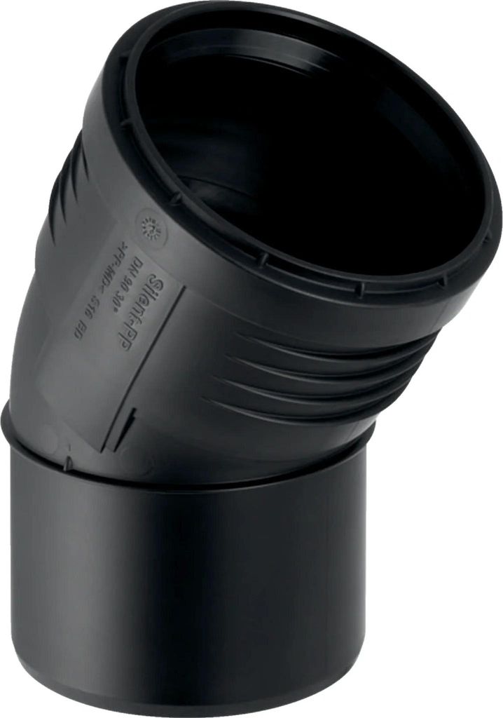 Geberit GE Silent-PP, Bogen, 30 Grad, d125mm, 1 Stk.