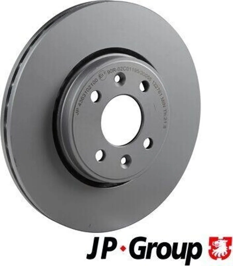 Jeu de Disques de Frein Ventilés 280mm Avant pour Renault Twingo 2