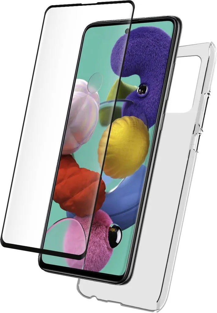 Coque transparente Silitrans et verre trempé ultra résistant Galaxy A51