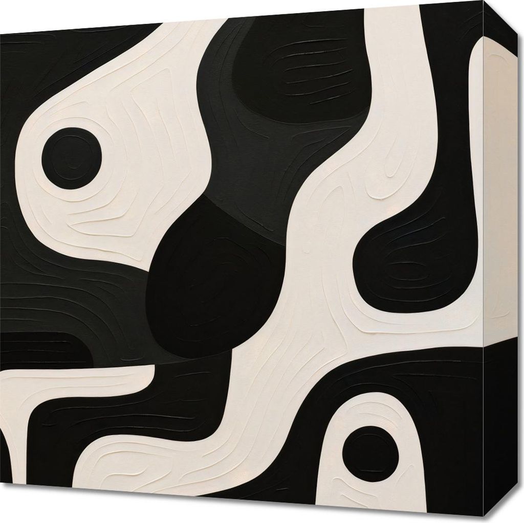 Bild 40x40cm Kontrastierende Harmonie