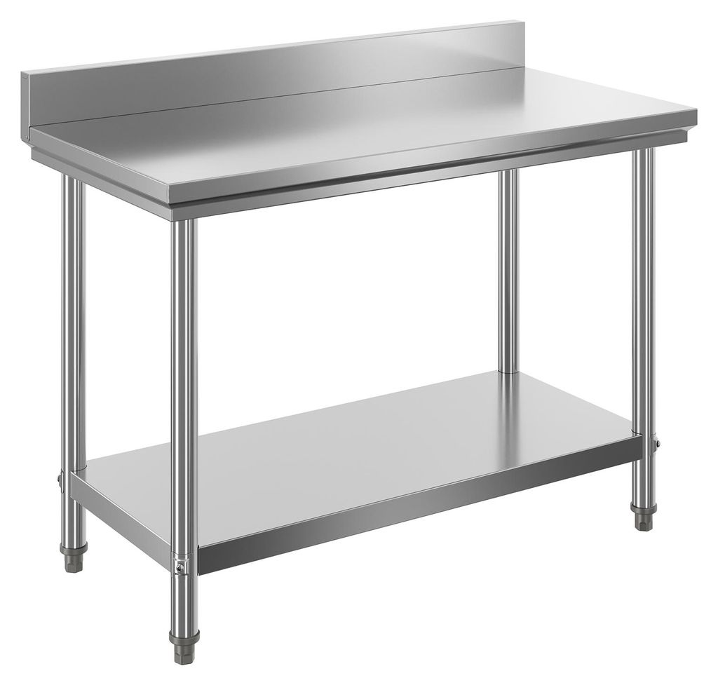 Wiltec Edelstahl Tisch Arbeitstisch Edelstahltisch mit Produktbild 