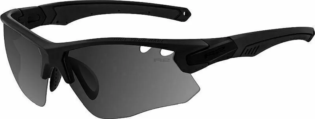 Lunettes de protection R2 Crown noir-gris AT078Z pour cyclisme et sport