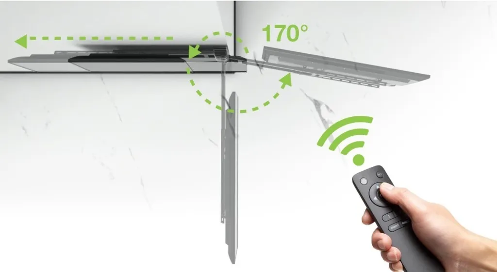 Support TV Mural Fixe pour Écrans LED et LCD jusqu'à 75 Pouces Techly