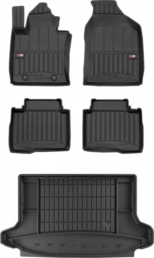 SET di tappetini in gomma 3D SSANGYONG Korando 4 dal 2019- g zw