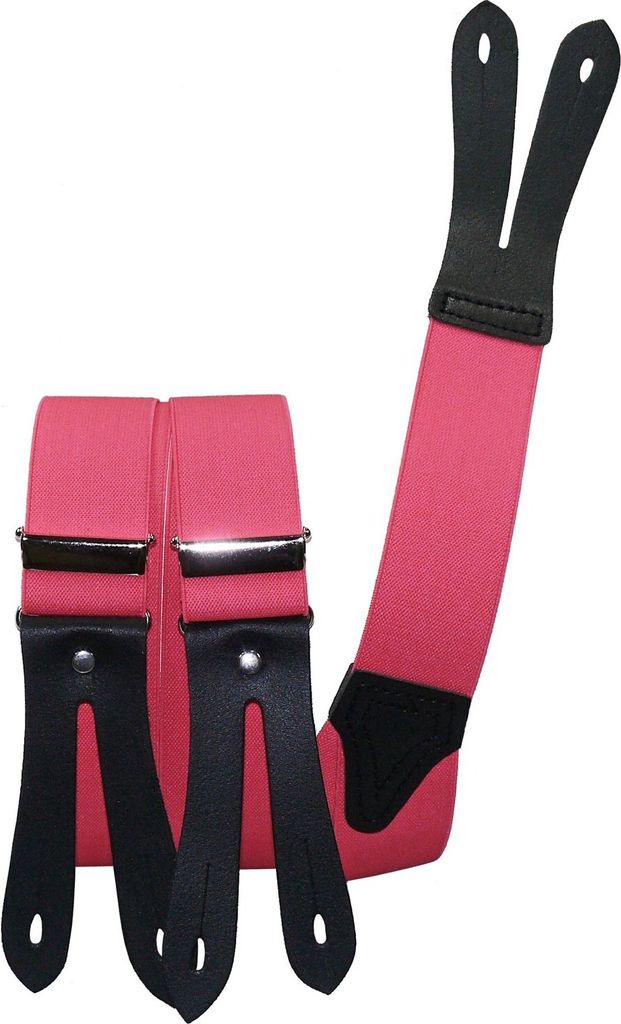 Hosenträger mit Knopfloch in Überlänge