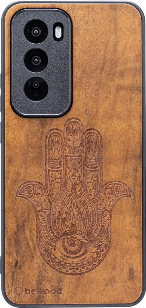 Bewood Holzhülle für Oppo Reno 12 Pro 5G HAMSA IMBUIA