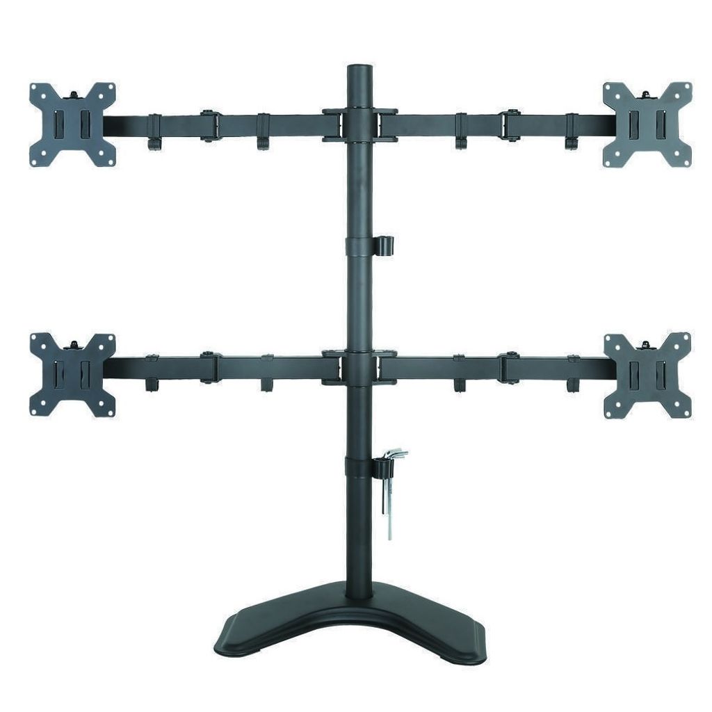 Techly ICA-LCD 2540, Freistehend, 40 kg, 33 cm (13"), 68,6 cm (27"), 100 x 100 mm, Schwarz