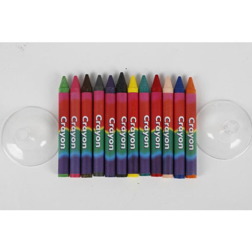 Artbox Wachsmalstifte Set – 12 Dicke Stifte Für Kinder, Ungiftig & Kräftige Farben