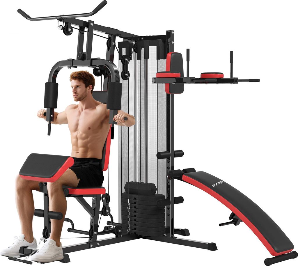 SPORTNOW Power Station, wielofunkcyjna stacja fitness z Zdjęcie produktu 