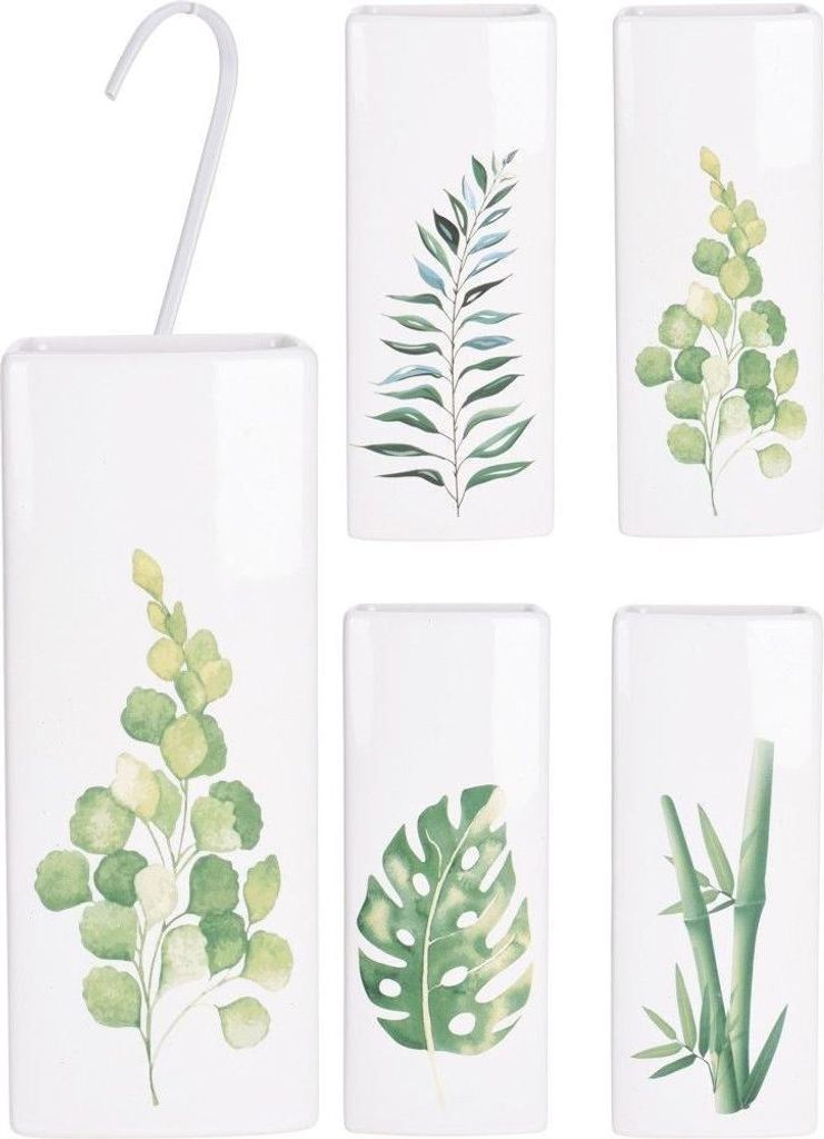 Humidificateur en céramique avec motif de feuilles pour les Image du produit 
