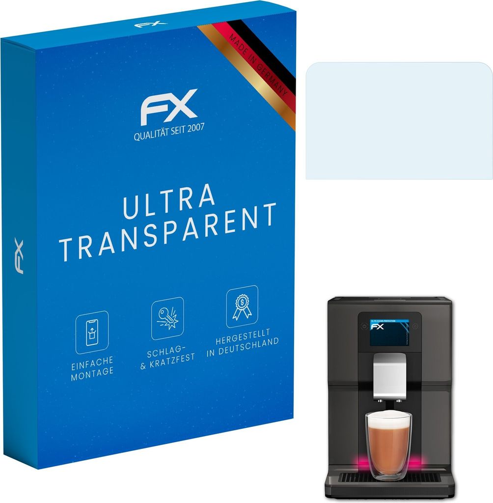 atFoliX FX-Clear 2x Schutzfolie kompatibel mit Krups Intuition Preference+ (EA875E) Displayschutzfolie