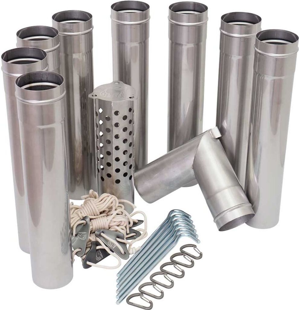 Nordisk Torden Schornsteinrohr-set Silber Silber One Size