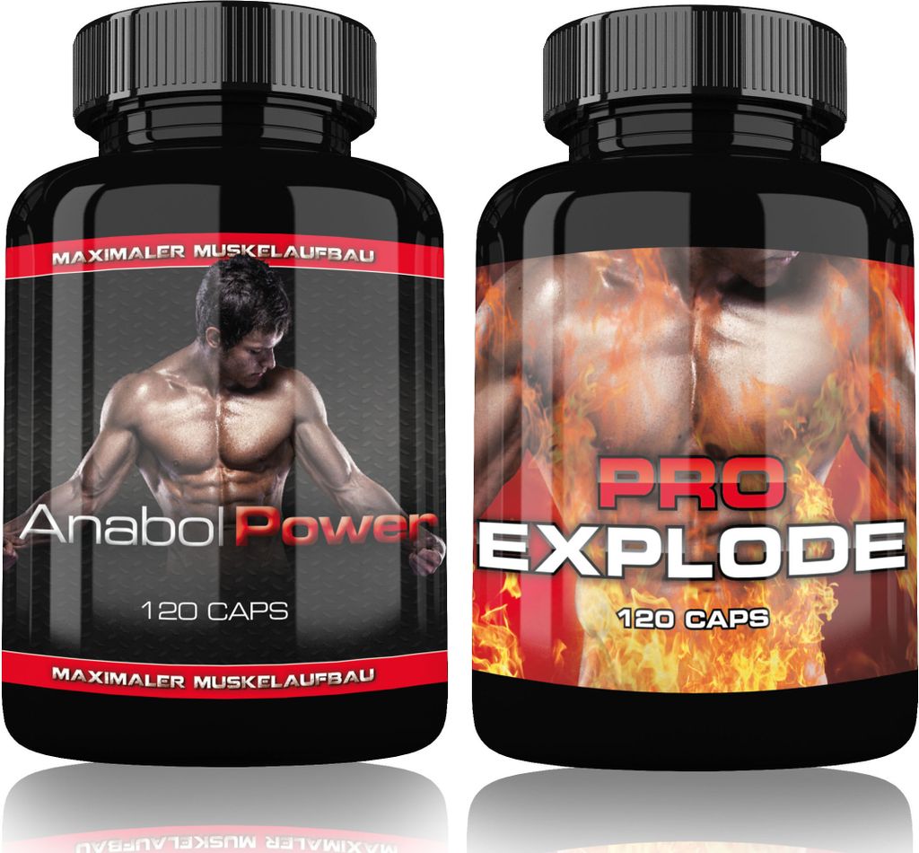 Anabol Power und Pro Explode Muskelaufbau Extrem Produktbild 