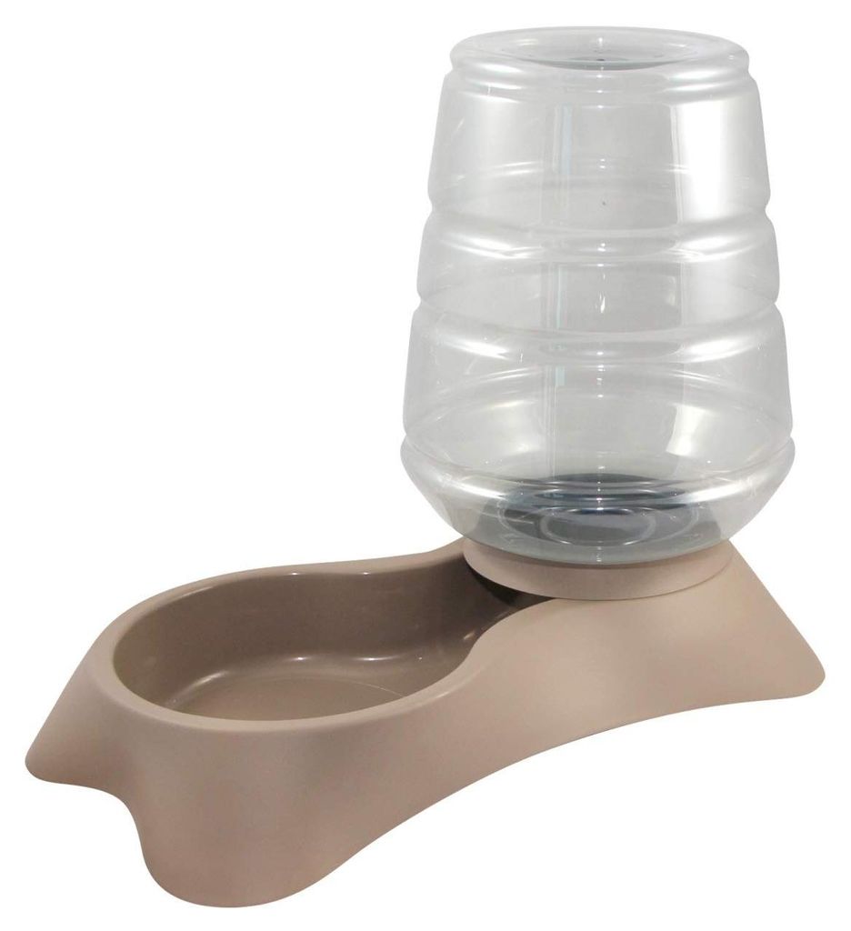 Kerbl Pet Wasserspender Nuvola, Wassertränke, 11l, Taupe, Kunststoff, für Hunde und Katzen, auslaufsicher, standfest