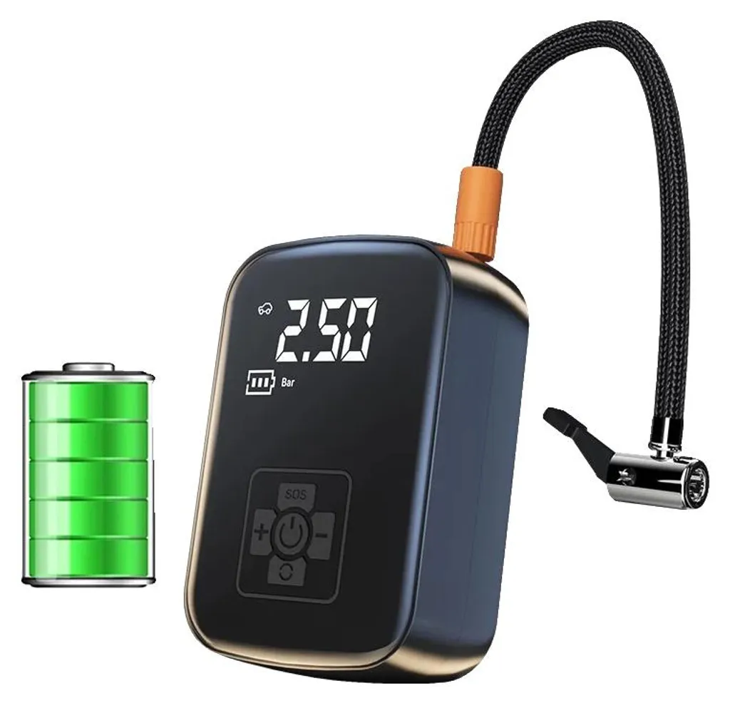 Pompe à pneus portable sans fil 150 PSI - Gonfleur électrique compact
