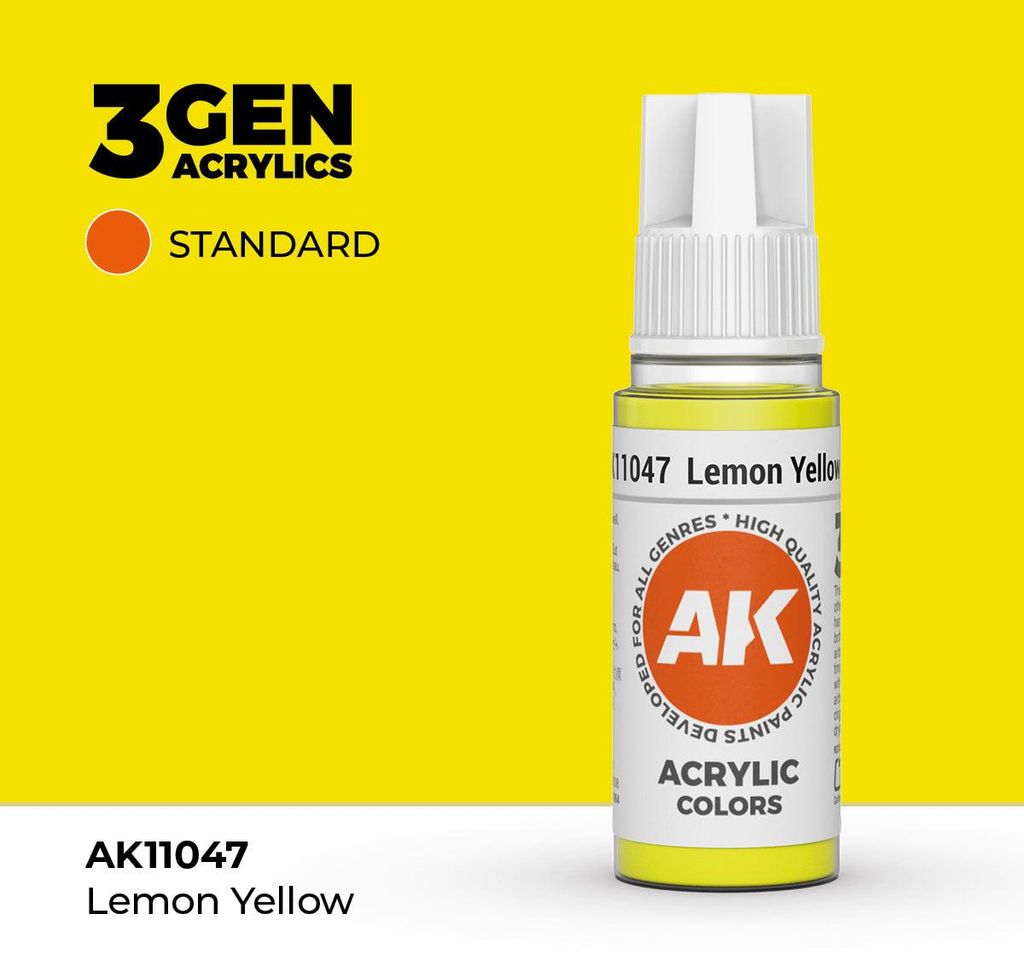 AK Interactive AK11047 - Lemon Yellow 17ml - Neu