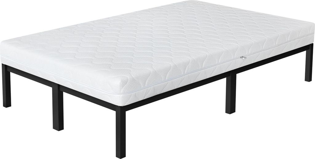 ML-Design Metallbett mit Lattenrost auf Stahlrahmen, Produktbild 