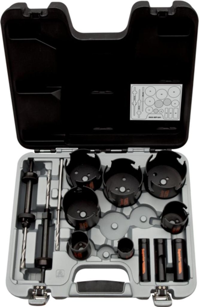 Bahco Superior Universal Lochsägen Satz 19 bis 86 mm - 14 tlg.
