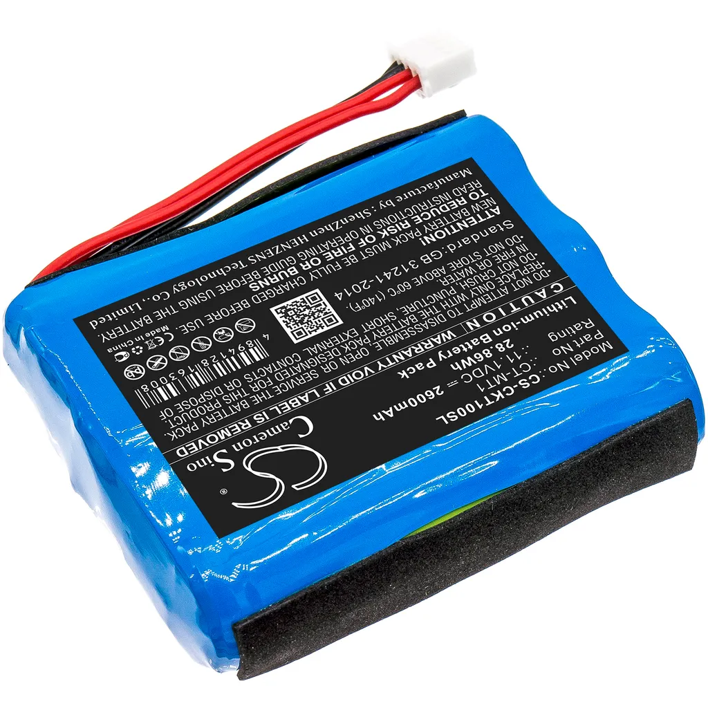 Batteria TECHTEK per Clarke-Tech CT Triple e Tecatel M-T1 Combo CT-MT1 - 2
