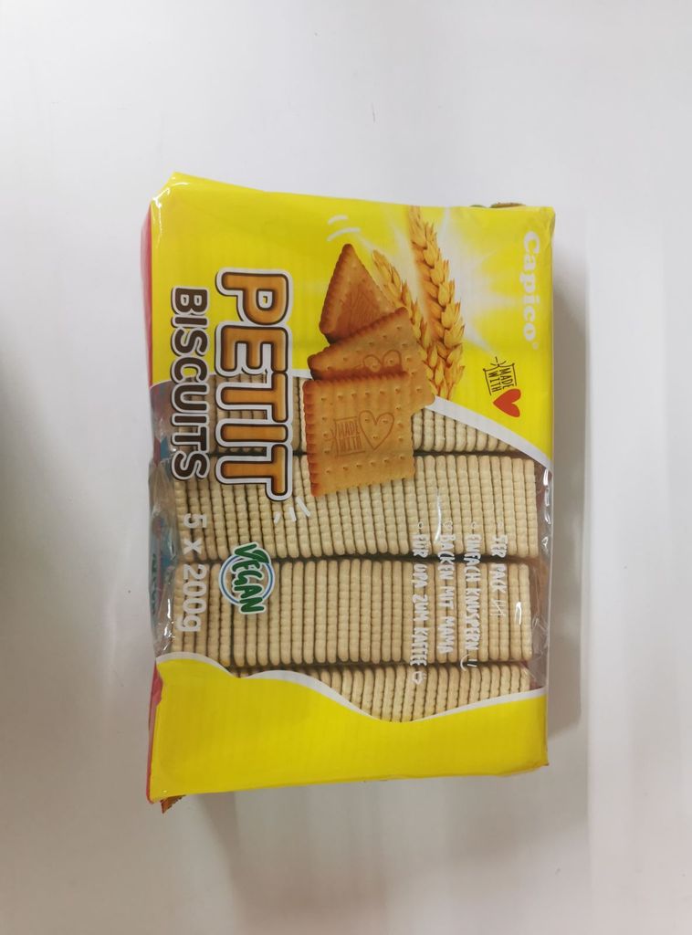 Capico Petit Biscuits – Knusprige vegane Kekse – 1000 g – Produktbild 