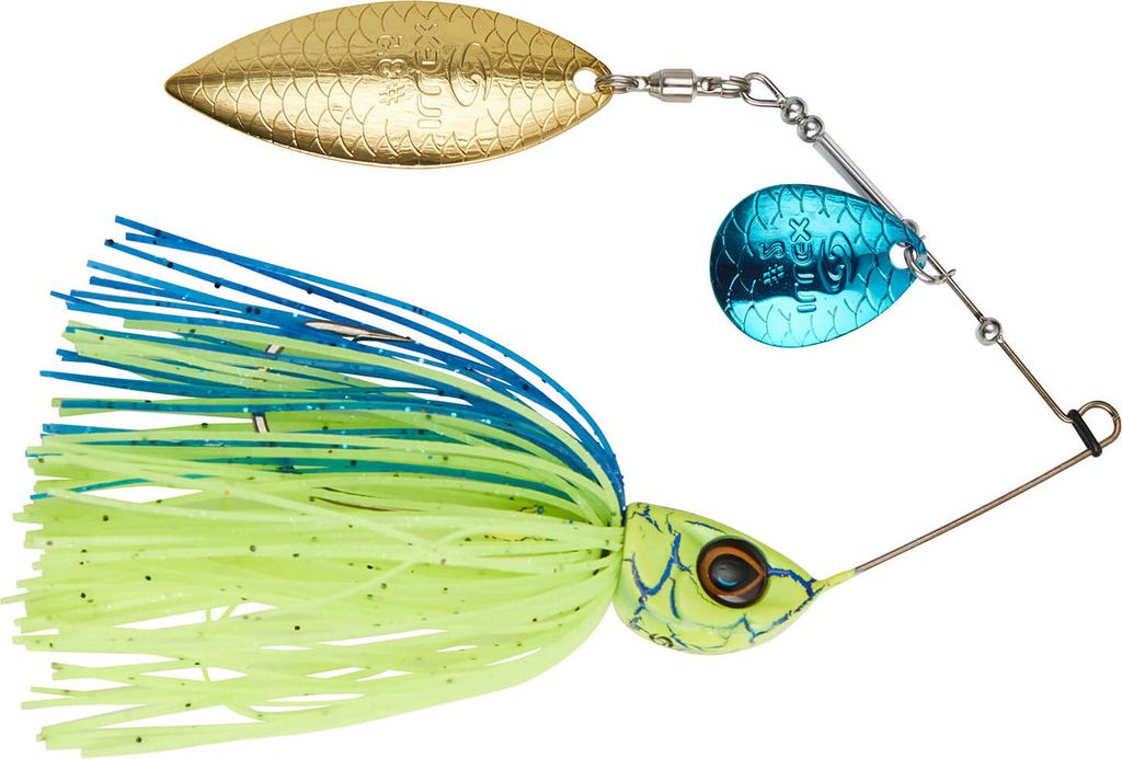 Illex Crusher JR. 10g - Spinnerbait, Illex Farben:Blue Back Chartreuse