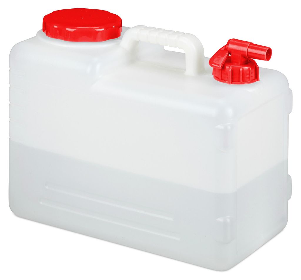 Relaxdays waterkan met kraan, schroefdeksel, drinkwaterkan, Productafbeelding 