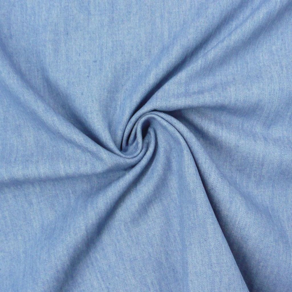 Sommer-Jeansstoff Meterware Denim 4,5OZ hellblau