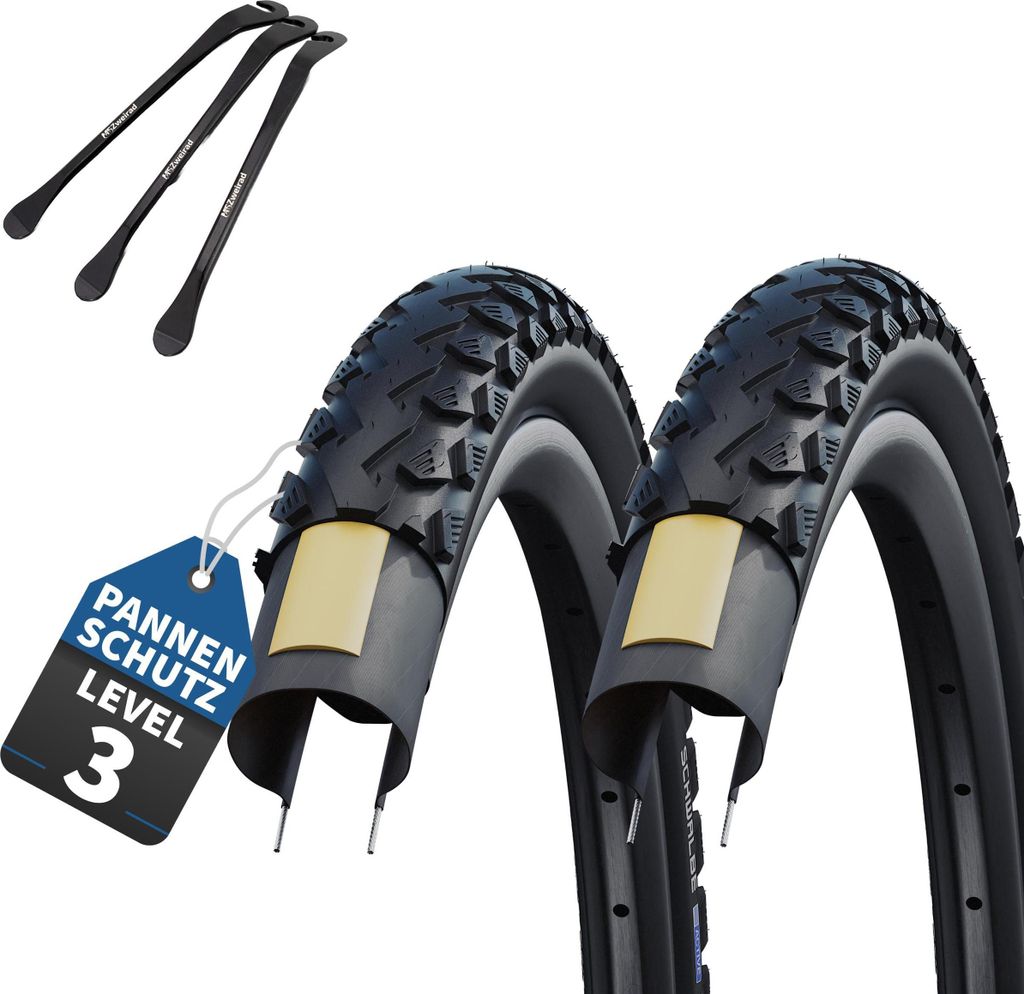 2x Schwalbe Fahrradreifen Land Cruiser 28 Zoll 42-622 + Reifenheber