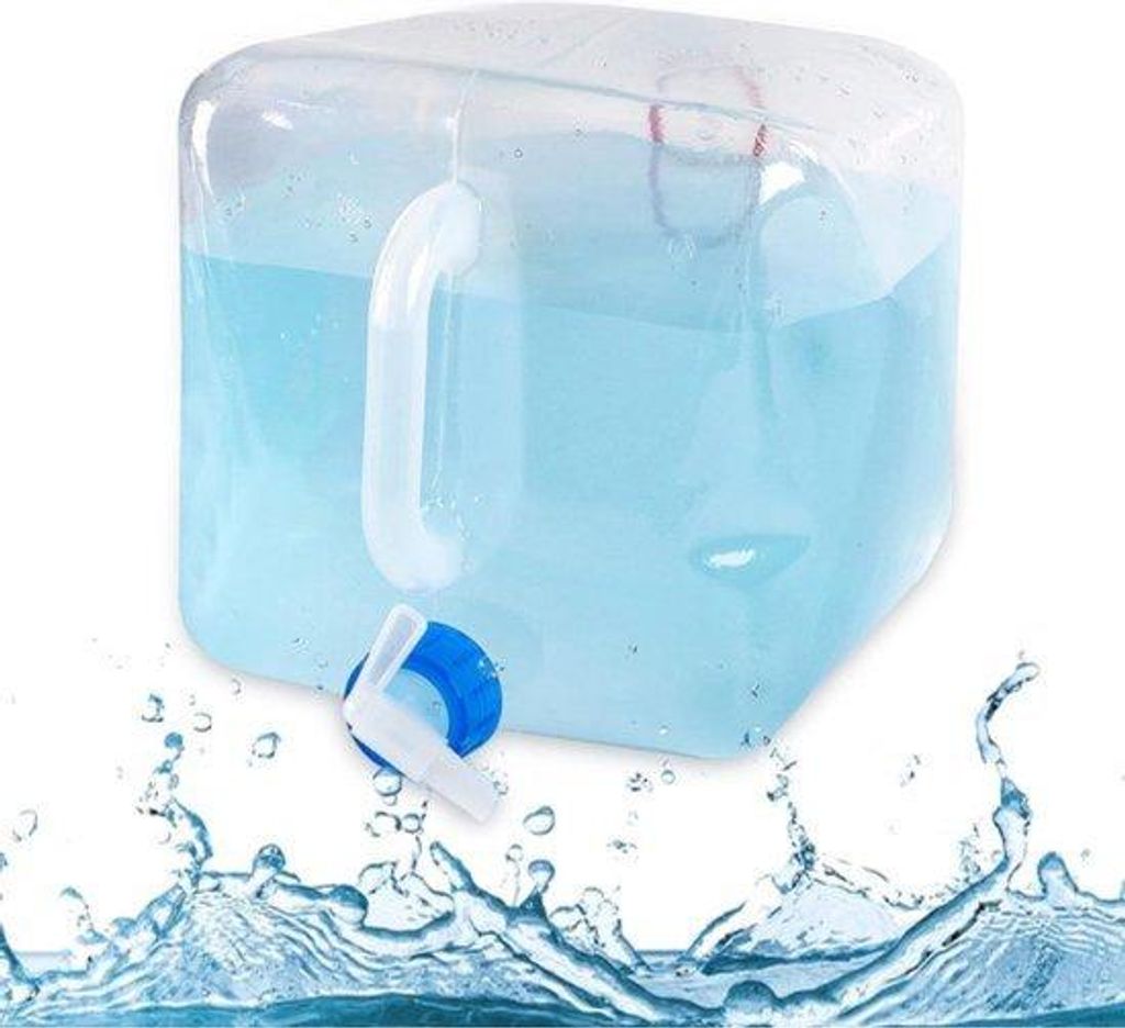 Flexibles 4-Liter-Faltwasserkarren, BPA-frei, 10 L - 20 L, für Outdoor-Aktivitäten und Camping.