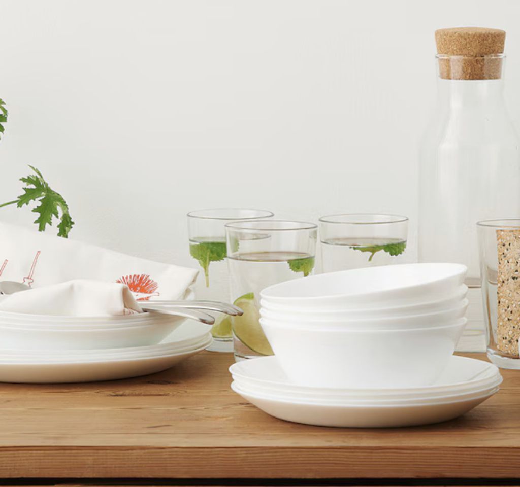 IKEA Oftast (6er Set) Schüssel Salatschüssel weiß 15 cm