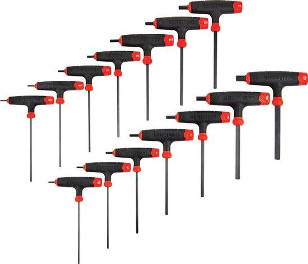 Clés Allen poignée T durables : fini les vis foirées (Jeu 14 pcs)