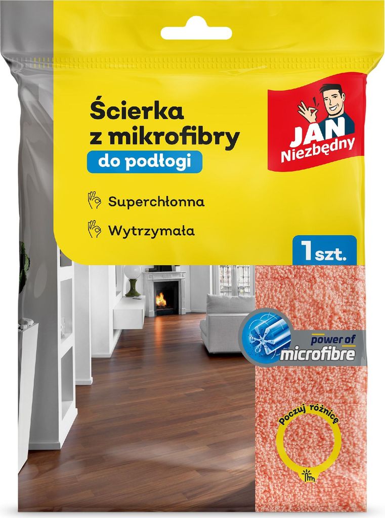 Jan Niezbędny: Paño de microfibra para suelos, 1 unidad, de Imagen del producto 