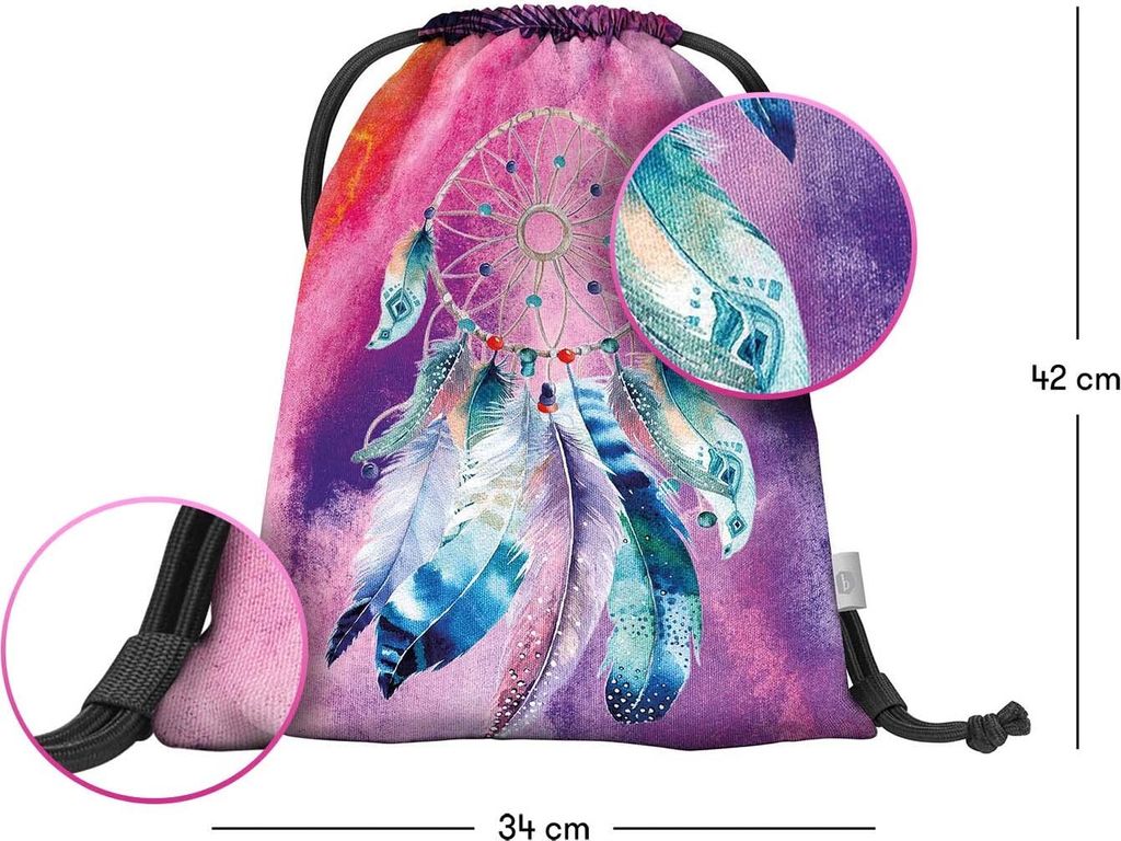 Baagl Schulrucksack Set Mädchen 3 Teilig, Schultasche ab 3. Produktbild 5