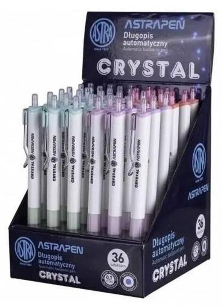 Kugelschreiber „Pen Crystal white“ (36 Stück) ASTRA – ASTRA Schrein