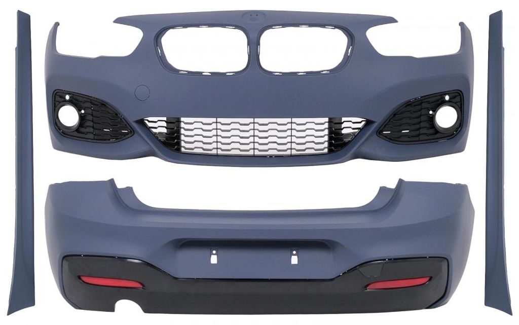 Body Kit für BMW 1er F20 LCI 15-18 Stoßstange seitenschweller M-Technik Design.