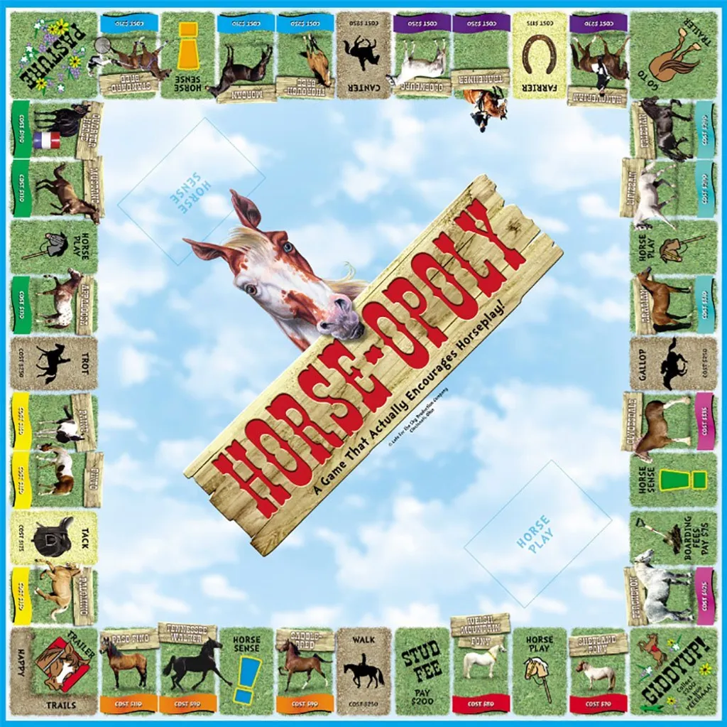 Jeu de Société Redhorse Opoly - Design Multicolore et Format One Size