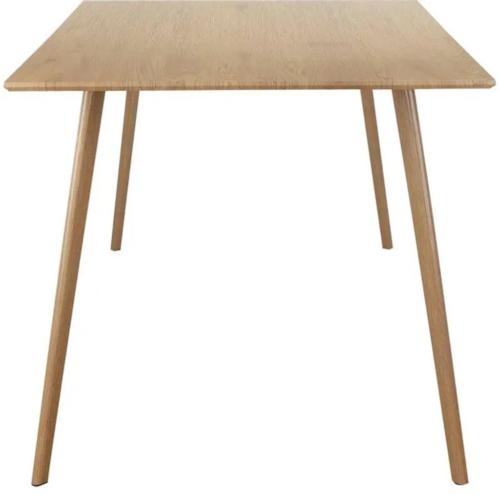 Table à manger robuste en chêne Leonique 120 cm contre l'usure du quotidien