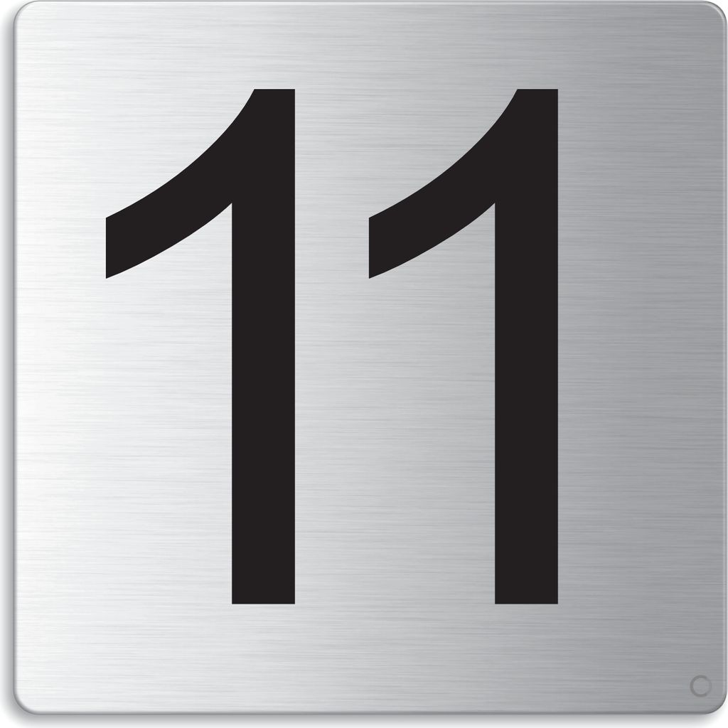 Türnummer I Zimmernummer I EdeIstahI TürschiId "11" I 85x85 Produktbild 