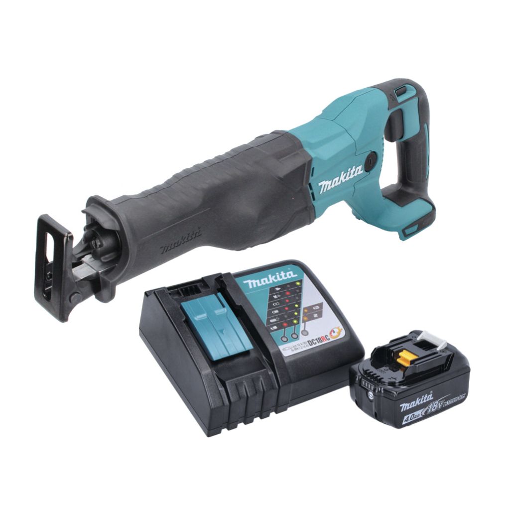 Makita DJR 186 RM1 Akku Reciprosäge Säbelsäge 18 V + 1x Akku 4,0 Ah + Ladegerät
