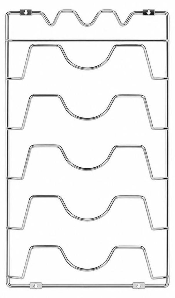 Topfdeckelhalter 5-stufig, Deckelhalter ohne Bohren, Metall Produktbild 