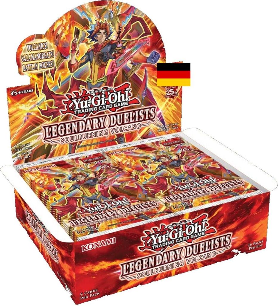 YuGiOh! Legendary Duelists: Soulburning Volcano Booster - Produktbild 