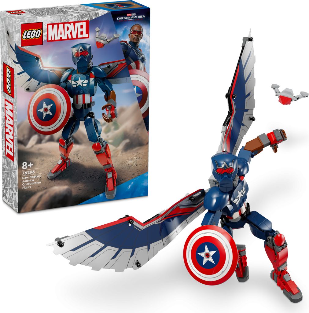 LEGO(R) SUPER HEROES 76296 Captain America Figur Produktbild 