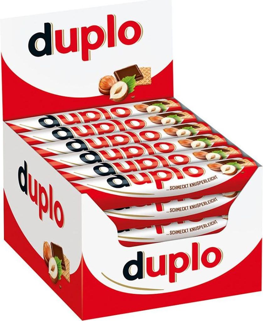 Ferrero 120969003 Schokoriegel Duplo 40 Stück x 18,2 g Zdjęcie produktu 