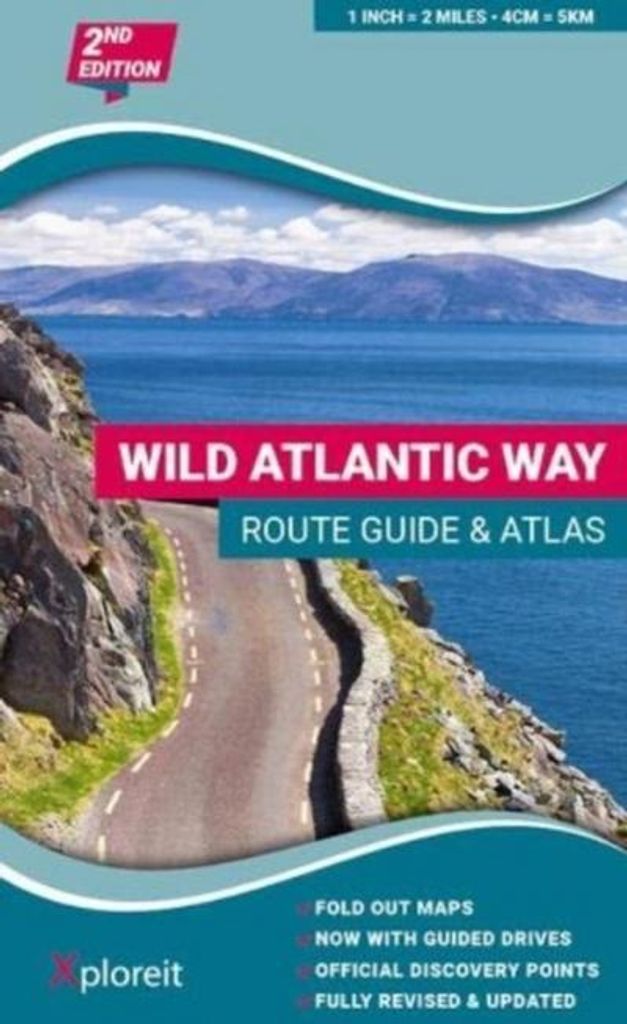Wild Atlantic Way Route Guide and Atlas Imagen del producto 