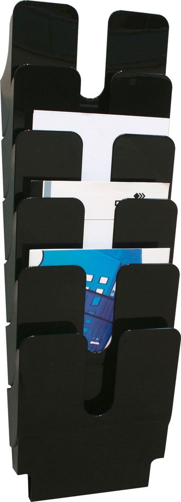 DURABLE Wand-Prospekthalter-Set "FLEXIPLUS 6", A4, 6 Fächer